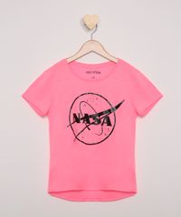 Blusa-Juvenil-NASA-Emborrachado-Manga-Curta-Rosa-Neon-9972947-Rosa_Neon_1