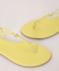 Rasteirinha-Feminina-Oneself-Tiras-com-No-Amarela-9974877-Amarelo_3