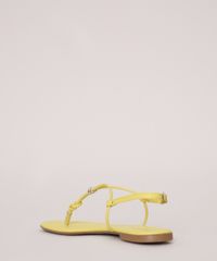 Rasteirinha-Feminina-Oneself-Tiras-com-No-Amarela-9974877-Amarelo_4