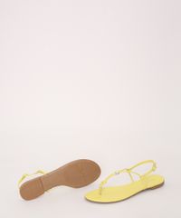 Rasteirinha-Feminina-Oneself-Tiras-com-No-Amarela-9974877-Amarelo_6