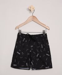 Short-Infantil-Estampado-Barbearia-Bolsos-e-Cordao-Preto-9962800-Preto_1