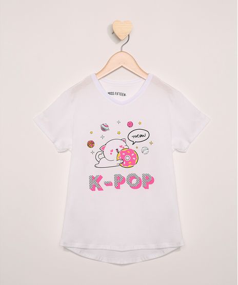 Blusa-Juvenil--K-pop--Flocada-Manga-Curta-Off-White-9964555-Off_White_1