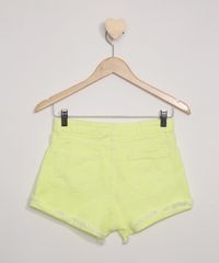 Short-de-Sarja-Juvenil-Destroyed-com-Bolsos-Amarelo-Neon-9971858-Amarelo_Neon_2