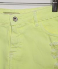 Short-de-Sarja-Juvenil-Destroyed-com-Bolsos-Amarelo-Neon-9971858-Amarelo_Neon_3