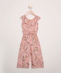 Macacao-Infantil-Pantacourt-Estampado-Floral-Sem-Manga-com-Babado-Rosa-9965250-Rosa_1