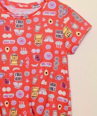 Blusa-Infantil-Estampada-Good-Vibes-com-No-Manga-Curta-Laranja-9965404-Laranja_3
