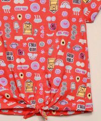 Blusa-Infantil-Estampada-Good-Vibes-com-No-Manga-Curta-Laranja-9965404-Laranja_5