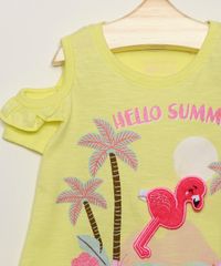 Blusa-Infantil---Hello-Summer--Flamingo-Interativo-com-Babado-Manga-Curta-Open-Shoulder--Amarelo-Neon-9967458-Amarelo_Neon_4