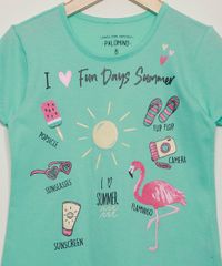 Blusa-Infantil--Fun-Days-Summer--com-Glitter-Manga-Curta-Verde-Agua-9973850-Verde_Agua_2
