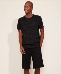 Camiseta-Masculina-Basica-com-Bolso-Manga-Curta-Gola-Careca-Preta-9286099-Preto_3
