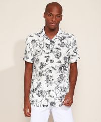 Camisa-Masculina-Relaxed-Estampada-de-Rosas-Manga-Curta-Off-White-9969319-Off_White_1