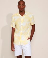 Camisa-Masculina-Relaxed-Estampada-Tie-Dye-Manga-Curta-Amarela-9973353-Amarelo_5