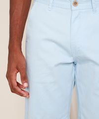 Bermuda-de-Sarja-Masculina-Reta-Chino-Azul-Claro-9974255-Azul_Claro_4