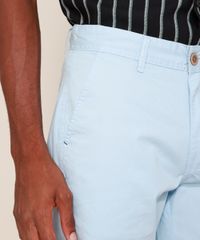 Bermuda-de-Sarja-Masculina-Reta-Chino-Azul-Claro-9974255-Azul_Claro_6