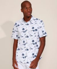 Camisa-Masculina-Tradicional-Estampada-de-Coqueiros-com-Linho-Manga-Curta-Branca-9948631-Branco_1