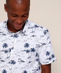 Camisa-Masculina-Tradicional-Estampada-de-Coqueiros-com-Linho-Manga-Curta-Branca-9948631-Branco_6