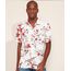 Camisa-Masculina-Relaxed-Estampada-Floral-Manga-Curta-Branca-9949056-Branco_1