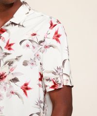 Camisa-Masculina-Relaxed-Estampada-Floral-Manga-Curta-Branca-9949056-Branco_4