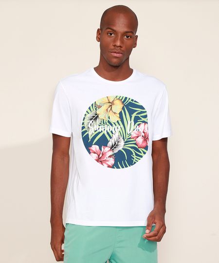 Camiseta-Masculina--Summer-Days--Floral-Tropical-Manga-Curta-Gola-Careca-Branca-9960227-Branco_1 Camiseta-Masculina--Summer-Days--Floral-Tropical-Manga-Curta-Gola-Careca-Branca-9960227-Branco_1