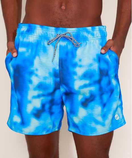 Short-Masculino-Estampado-Tie-Dye-com-Cordao-e-Bolsos-Azul-9967279-Azul_1