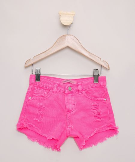Short-de-Sarja-Infantil-Destroyed-com-Bolsos-Rosa-Neon-9971856-Rosa_Neon_1 Short-de-Sarja-Infantil-Destroyed-com-Bolsos-Rosa-Neon-9971856-Rosa_Neon_1
