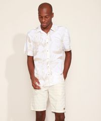 Camisa-Masculina-Tradicional-Estampada-Floral-Manga-Curta-Branca-9947772-Branco_3