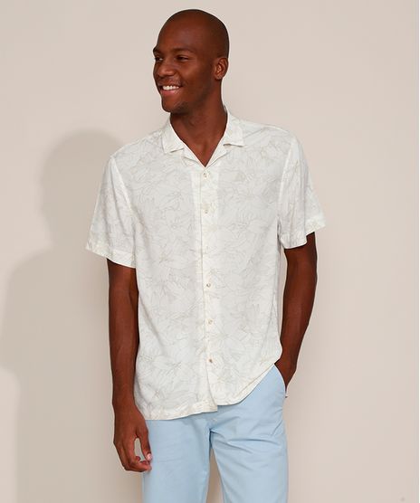 Camisa-Masculina-Relaxed-Estampada-Floral-Manga-Curta-Off-White-9949054-Off_White_1