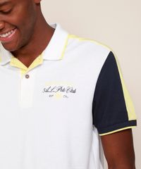 Polo-de-Piquet-Masculina-Tradicional-com-Recorte-e-Bordado-Manga-Curta-Contrastante-Branca-9965283-Branco_6