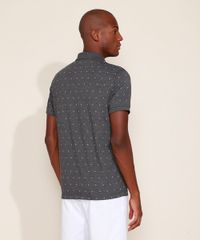 Polo-Masculina-Tradicional-Estampada-Mini-Print-Manga-Curta-Cinza-Mescla-Escuro-9965294-Cinza_Mescla_Escuro_2