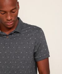 Polo-Masculina-Tradicional-Estampada-Mini-Print-Manga-Curta-Cinza-Mescla-Escuro-9965294-Cinza_Mescla_Escuro_5