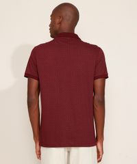 Polo-Masculina-Tradicional-Estampada-Mini-Print-Manga-Curta-Vinho-9965289-Vinho_2