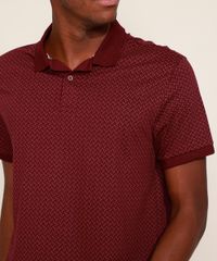 Polo-Masculina-Tradicional-Estampada-Mini-Print-Manga-Curta-Vinho-9965289-Vinho_4