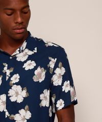 Camisa-Masculina-Comfort-Estampada-Floral-Manga-Curta-Azul-Marinho-9936836-Azul_Marinho_6