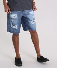 Bermuda-Jeans-Reta-Destroyed-Azul-Escuro-8954305-Azul_Escuro_1
