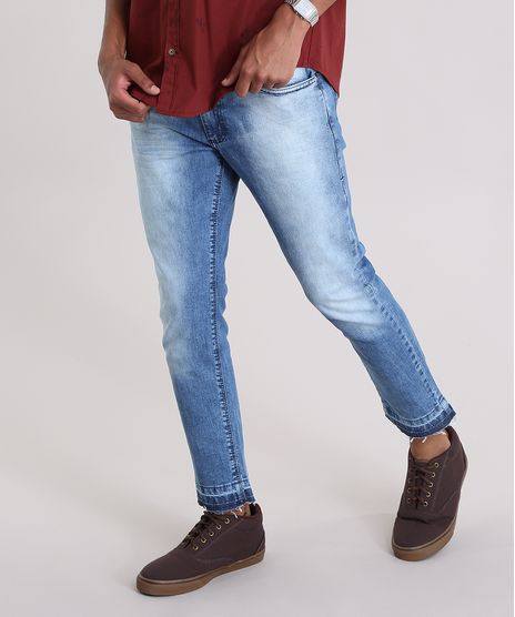Calca-Jeans-Skinny-Cropped-em-Algodao---Sustentavel-Azul-Medio-8768284-Azul_Medio_1