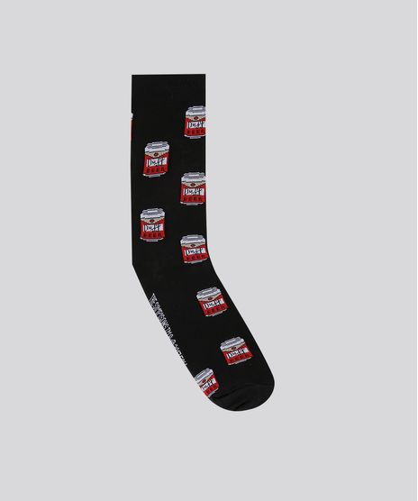Meia-Os-Simpsons--Duff-Beer--Preta-9056221-Preto_1