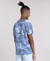 Camiseta-Estampada-Floral--Hawaii-75--em-Algodao---Sustentavel-Azul-8972065-Azul_2