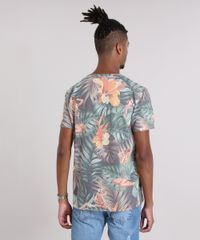 Camiseta-Estampada-Floral--Hawaii-75--em-Algodao---Sustentavel-Verde-8972065-Verde_2