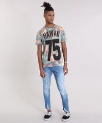 Camiseta-Estampada-Floral--Hawaii-75--em-Algodao---Sustentavel-Verde-8972065-Verde_3