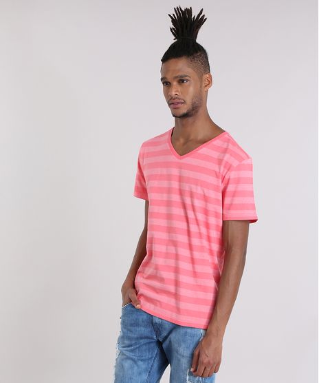 Camiseta-Basica-Listrada-Coral-8691038-Coral_1