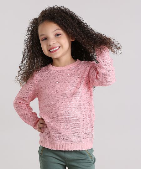 Sueter-em-Trico-com-Paete-Rosa-8862472-Rosa_1 Sueter-em-Trico-com-Paete-Rosa-8862472-Rosa_1