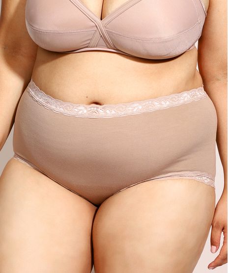 Calcinha-de-Algodao-DeMillus-Calecon-Classica-Secret-Cintura-Alta-com-Renda-Bege-9973465-Bege_1