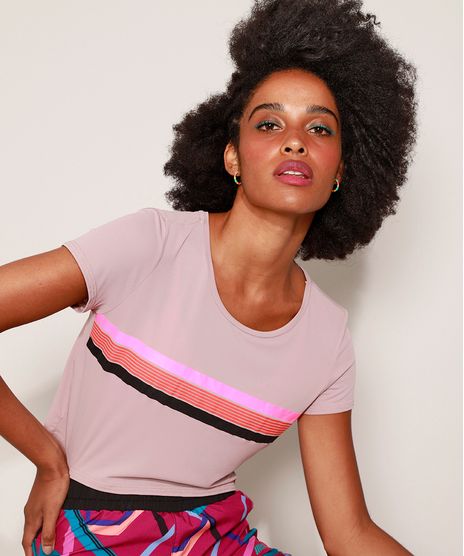 Blusa-Cropped-Feminina-Esportiva-Ace-com-Listras-Manga-Curta-Decote-Redondo-Rose-9965240-Rose_1
