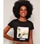 Camiseta-Feminina-Gatinho-Manga-Curta-Decote-Redondo-Preta-9968592-Preto_1