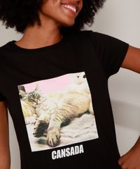 Camiseta-Feminina-Gatinho-Manga-Curta-Decote-Redondo-Preta-9968592-Preto_4