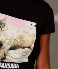 Camiseta-Feminina-Gatinho-Manga-Curta-Decote-Redondo-Preta-9968592-Preto_6