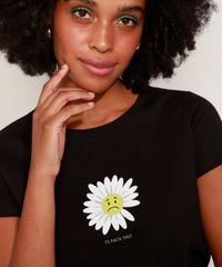 Camiseta-Feminina-Flor-Triste-Manga-Curta-Decote-Redondo-Preta-9968594-Preto_4
