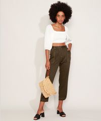 Blusa-Cropped-Feminina-Texturizada-com-Lastex-Manga-3-4-Decote-Reto-Off-White-9970024-Off_White_3