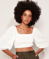 Blusa-Cropped-Feminina-Texturizada-com-Lastex-Manga-3-4-Decote-Reto-Off-White-9970024-Off_White_6