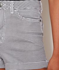 Short-de-Sarja-Feminino-Xadrez-Hot-Pant-Cintura-Alta-com-Bolsos-Preto-9977159-Preto_5
